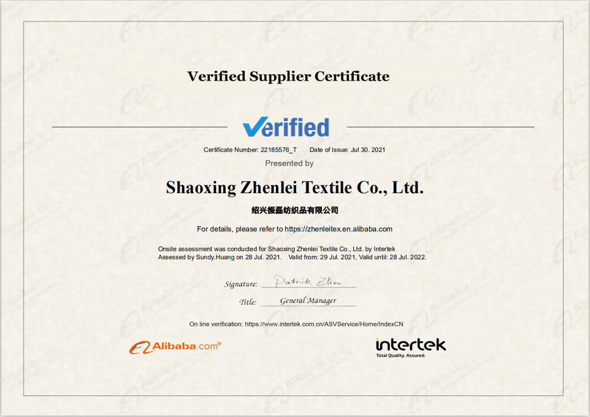 China Shaoxing Zhenlei Textile Co., Ltd. Bedrijfsprofiel