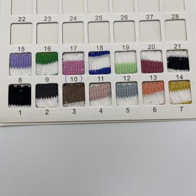 Medium Width Knitted Jacquard Cloth for 500 KG MOQ Shipping from Shanghai/Ningbo 106CM 210GSM 79%C 18%P 3%SP C14-057