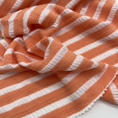 Medium Width Knitted Jacquard Cloth for 500 KG MOQ Shipping from Shanghai/Ningbo 106CM 210GSM 79%C 18%P 3%SP C14-057