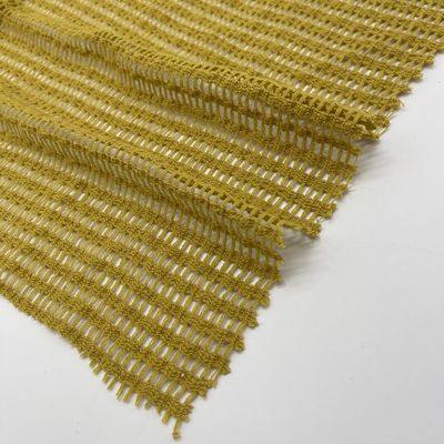 Eco-Friendly Knitted Jacquard Hollow mesh Fabric Made with 196%Polyester 4%Spandex 145cm 165gsm F02-070