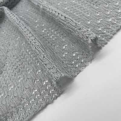 Medium GSM Knitting Jaquard Lace Fabric for B2B Buyers 100%Polyester 166cm 195gsm N07-081