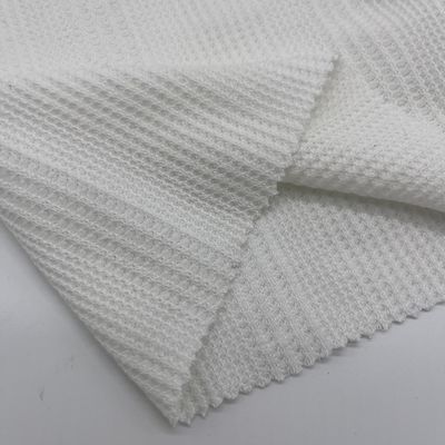 Waffle Plaid Knitting Jacquard Fabric Cotton Polyester 61%Polyesrew 34%Cotton 5%Spandex