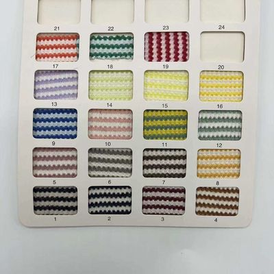 Cotton Polyester Jacquard Jersey Knit Fabric Waffle Material Home Textile 59%C 37%P 4%SP C14-058