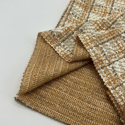 Medium GSM Jacquard Jersey Fabric Knitted Textile For Shoes F02-082