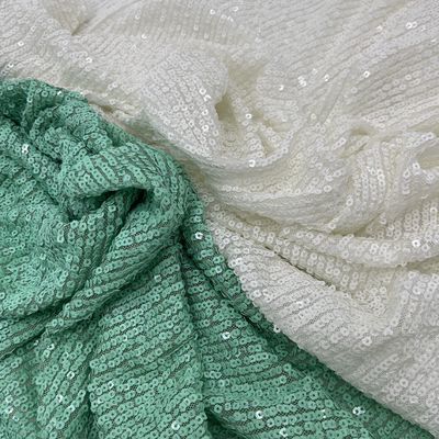 Shape Various Color Technics Embroidered Sequins Material M01-043