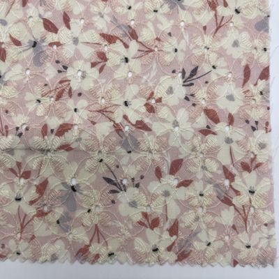 Printed Garment Cotton Embroidery Fabric Material Colors M04-LK010