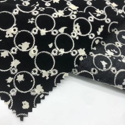 Fashionable Cotton Embroidery Fabric Yarn Count M04-LK013