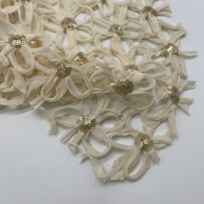 Embroidery Sequence Work Fabric Radiant Embroidery Fabric