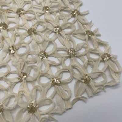 Embroidery Sequence Work Fabric Radiant Embroidery Fabric