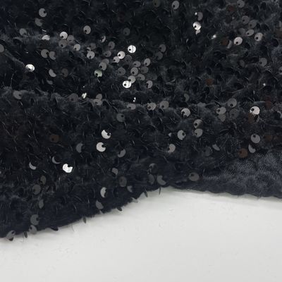 Smooth  Sequin Embroidered Lace Fabric Material Texture Etc M01-015