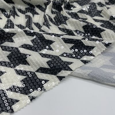 Garment Weave Waterproof Sequins Embroidery Fabric M13-010