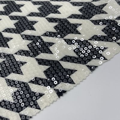 Garment Weave Waterproof Sequins Embroidery Fabric M13-010