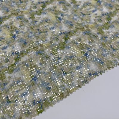 Garment 285gsm Sequins Embroidery Fabric M13-014