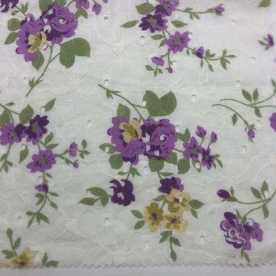 Fashionable Printed Cotton Embroidery Cloth M04-LK023