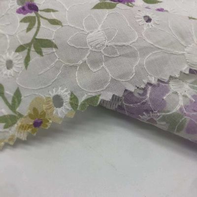 Fashionable Printed Cotton Embroidery Cloth M04-LK023