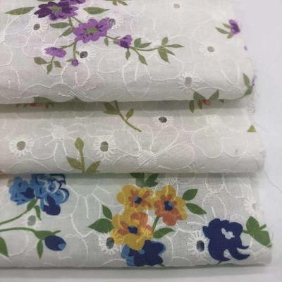 Fashionable Printed Cotton Embroidery Cloth M04-LK023