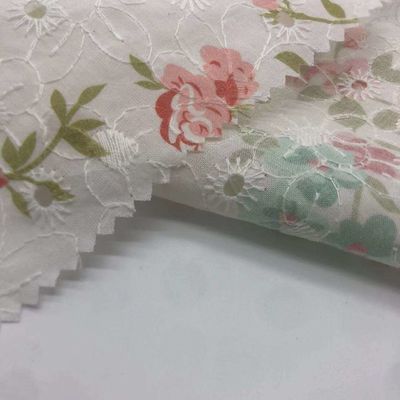 Fashionable Printed Cotton Embroidery Cloth M04-LK023