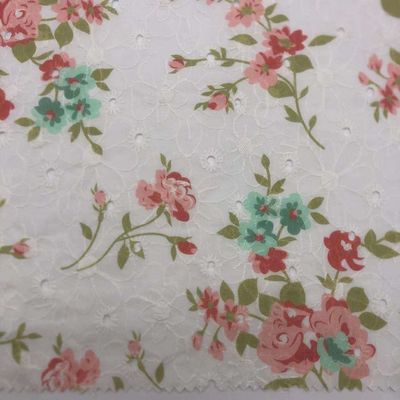 Fashionable Printed Cotton Embroidery Cloth M04-LK023