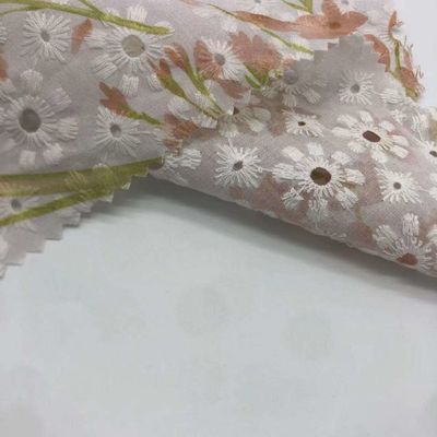 Zhenlei Embroidery Fabric Cotton For Garment Home Textile M04-LK024