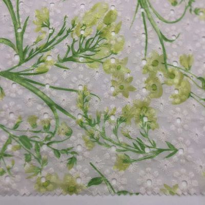 Zhenlei Embroidery Fabric Cotton For Garment Home Textile M04-LK024