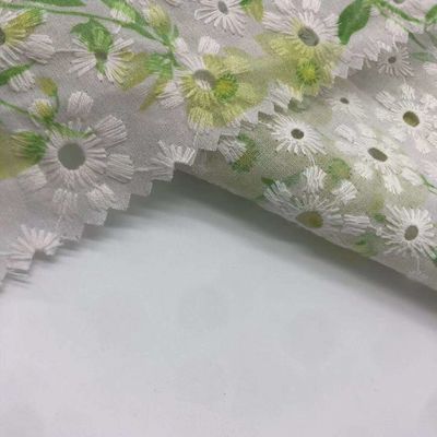 Zhenlei Embroidery Fabric Cotton For Garment Home Textile M04-LK024