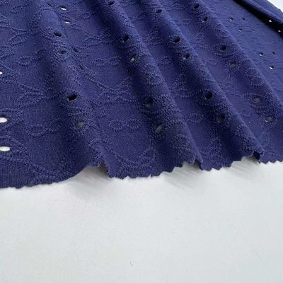 Garment Stock Sports Jersey Fabric Knitting Jaquard Fabric F02-035