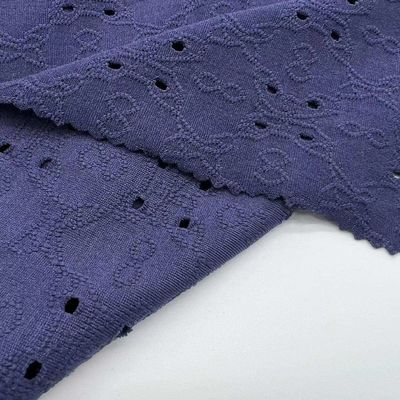 Garment Stock Sports Jersey Fabric Knitting Jaquard Fabric F02-035