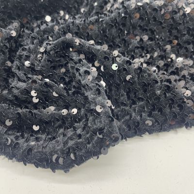 Smooth  Sequin Embroidered Lace Fabric Material Texture Etc M01-015