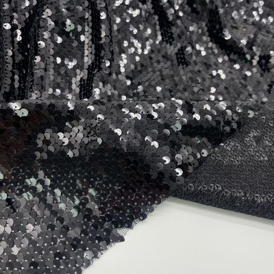 Eco Friendly Sequins Embroidered Fabric M05-017