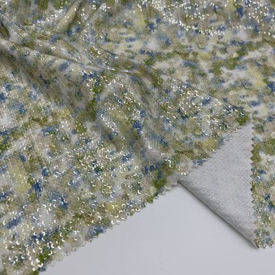 Garment 285gsm Sequins Embroidery Fabric M13-014
