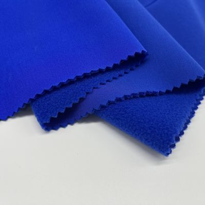 Anti Pilling Anti Static Soft Shell Fleece Fabric Waterproof UV Protection