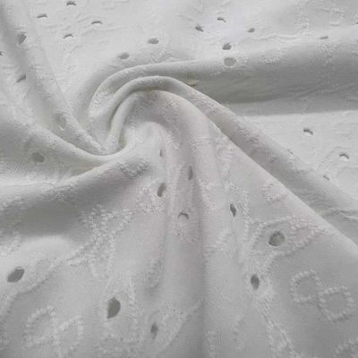 Garment Stock Sports Jersey Fabric Knitting Jaquard Fabric F02-035